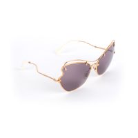 Golden White Sunglasses