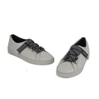 White/ Blue Strap Sneakers