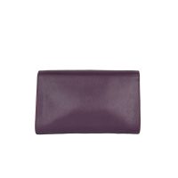 Leather Look Envelope Clutch Bag