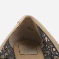 Luci Embroidered Mesh & Leather Wedge Espadrilles