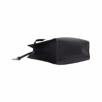 Black Calfskin Mini Grid Tote Bag