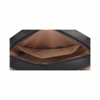 Black Leather Animal Stud GG Marmont Belt Bag