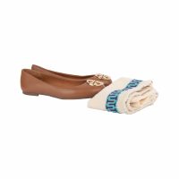 Claire Ballet Tumbled Leather Flats